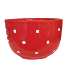 BögeManufaktúra Műzlis tál piros bögrék, csészék