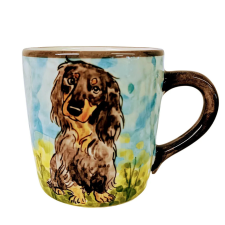 BögeManufaktúra Tacskó hosszú szőrű kutyás bögre bögrék, csészék