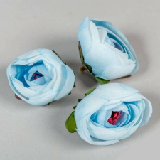  Boglárka fej selyemvirág fej 4,5 cm - Világos Kék dekorációs kellék