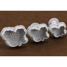  Boglárka fondant kiszúró – elegáns tortadíszekhez sütés és főzés