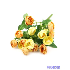  Boglárka vegyes színű kis csokor 31cm 362 - Sárga-Narancs dekorációs kellék
