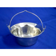  BOGRÁCS ROZSDAMENTES 22 L kerti sütés és főzés