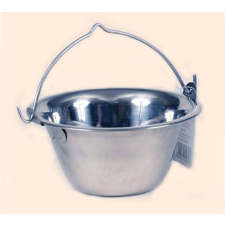  BOGRÁCS ROZSDAMENTES  8 L kerti sütés és főzés