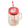  Bögre fedővel és szívószállal, karácsonyi (Perfect Home)