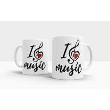  Bögre - I love music ajándéktárgy