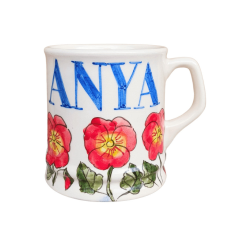 Bögre Manufaktúra Anya Piros Árvácska bögre Feliratos bögrék, csészék