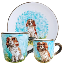 Bögre Manufaktúra Cavalier King Charles reggeliző készlet bögrék, csészék