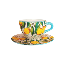 Bögre Manufaktúra Citromos kis jumbó reggeliző tányérral bögrék, csészék