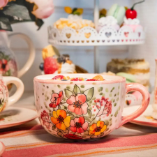 Bögre Manufaktúra Csipkerózsa vadvirág jumbó bögre bögrék, csészék