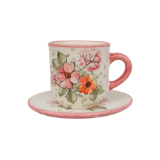 Bögre Manufaktúra Csipkerózsa vadvirágok kávés bögre és kistányér bögrék, csészék