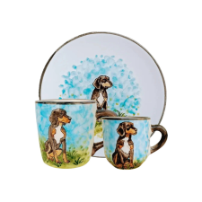 Bögre Manufaktúra Erdélyi kopó reggeliző készlet bögrék, csészék