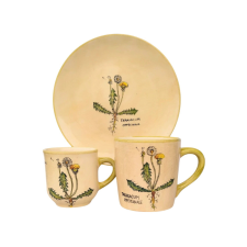 Bögre Manufaktúra Gyermekláncfű reggeliző szett bögrék, csészék