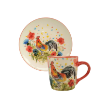 Bögre Manufaktúra Kakas bögre és reggeliző tányér bögrék, csészék