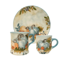 Bögre Manufaktúra Kék tökös reggeliző szett bögrék, csészék