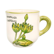 Bögre Manufaktúra Kék Tündérrózsa kávés bögre Nymphaea Caerulea bögrék, csészék