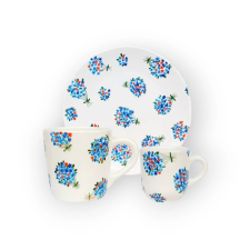 Bögre Manufaktúra Nefelejcs reggeliző készlet bögrék, csészék