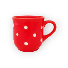 Bögre Manufaktúra Piros pöttyös kávés bögre bögrék, csészék