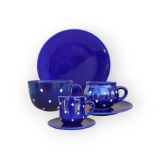 Bögre Manufaktúra Reggeliző nagy szett sötétkék bögrék, csészék