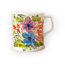 Bögre Manufaktúra Virágos bögre FL004 - árvácska bögrék, csészék
