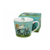  BÖGRE PORCELÁN 600ML MACSKÁS - BICIKLI