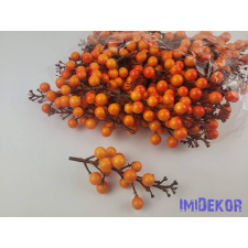  Bogyós pick 13 cm - Narancs dekorációs kellék