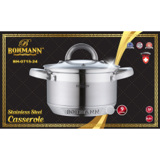 Bohmann 0715-24 , 2 Részes Inox Lábas edény
