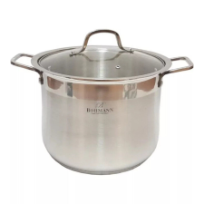 Bohmann Mélyedény Bohmann BH 3425, 34 cm, 24 l, Üvegfedél, Indukciós, Rozsdamentes acél edény