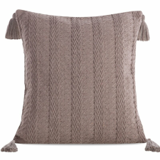 Boho8 rojtos párnahuzat Barna 45x45 cm lakástextília