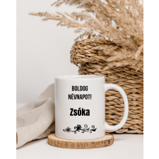  Boldog Névnapot Zsóka bögre bögrék, csészék