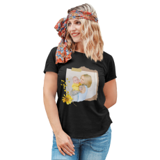  Boldog Pillanat - Fényképes Női Póló