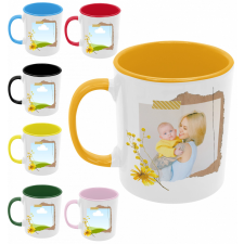  Boldog Pillanat - Fényképes Színes Bögre bögrék, csészék