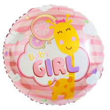 Boldog születésnapot Baby Girl fólia lufi 36 cm party kellék