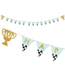 Boldog születésnapot Cups Banner 2.5m party kellék