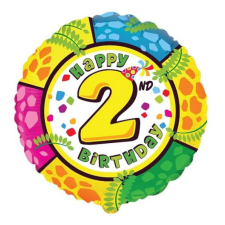 Boldog születésnapot Happy Birthday 2 születésnap fólia lufi 48 cm party kellék