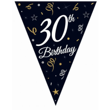 Boldog születésnapot Happy Birthday 30 zászlófüzér 270 cm party kellék