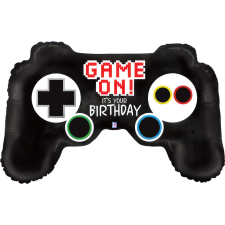 Boldog születésnapot Happy Birthday Controller fólia lufi 81 cm party kellék