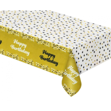 Boldog születésnapot Happy Birthday Gold asztalterítő 137x183 cm party kellék