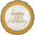 Boldog születésnapot Happy Birthday Pastel Confetti fólia lufi 43 cm