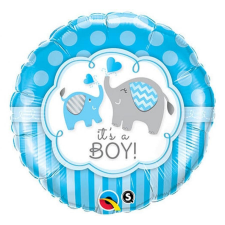 Boldog születésnapot It's a Boy fólia lufi 46 cm party kellék