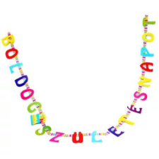  Boldog Születésnapot papír felirat 2,2 m party kellék