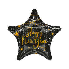 Boldog Új Évet Happy New Year Midnight fólia lufi 46 cm party kellék