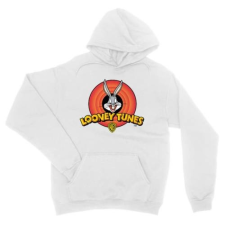  Bolondos dallamok unisex kapucnis pulóver - Bugs Bunny Logo ajándéktárgy