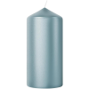  BOLSIUS Pillar Metallic Blue 12 cm, 245 g (8717847161598)