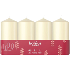 Bolsius Pillar Soft Pearl 534 g, 4 db gyertya