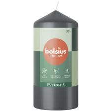  BOLSIUS Pillar Stormy Grey 12 cm, 233 g (8717847160386) gyertya