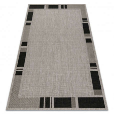 Bolti 16. Fonott sizal floorlux szőnyeg 20195 ezüst / FEKETE 140x200 cm lakástextília