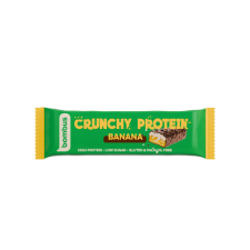 Bombus crunchy proteinszelet tejcsokoládéval banán ízzel és édesítőszerrel 50 g reform élelmiszer
