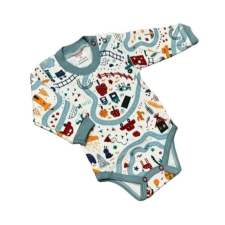 Bomer Hosszú ujjú body - Fehér/Pasztell Tesz-Vesz - 56 kombidressz, body