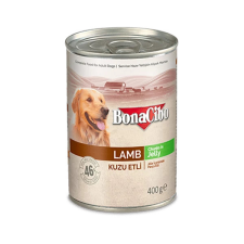 BonaCibo Bonacibo Canned Dog Foods Lamb 400 g kutyaeledel