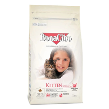 Bonacibo Kitten (Csirke, szardella, rák és rizs) 1,5 kg macskaeledel